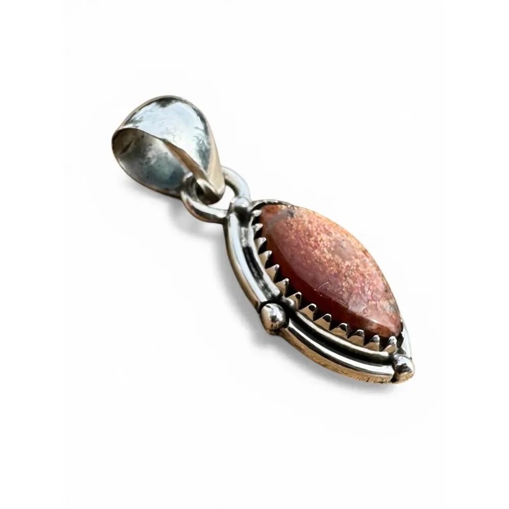 Sunstone Solid 925 Sterling Silver Pendant